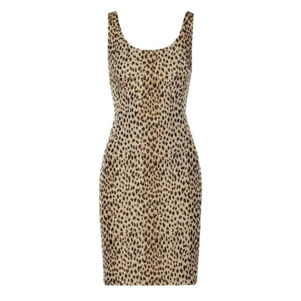 Diane Von Furstenberg NWT Arianna Animal leopard cheetah Dress 8 indie sleaze - Picture 3 of 15